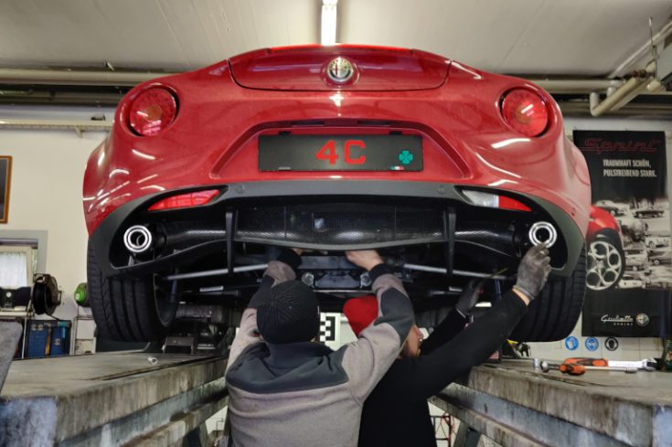 Werkstatt Bhofen Alfa 4c 1 Klein